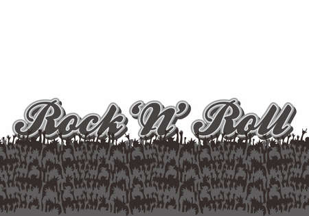 live band rockのイラスト素材