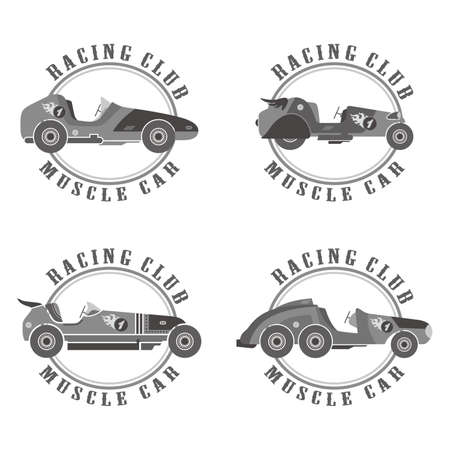 old car badgeのイラスト素材