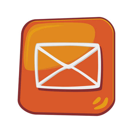 mobile phone icon messageのイラスト素材