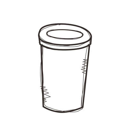 outline hand drawnのイラスト素材