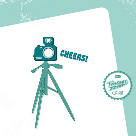 camera shotのイラスト素材