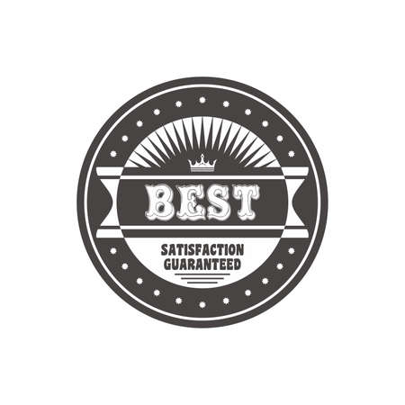 label vintage bestのイラスト素材