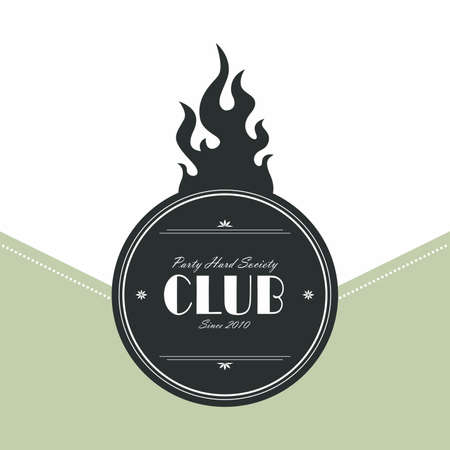 club labelのイラスト素材