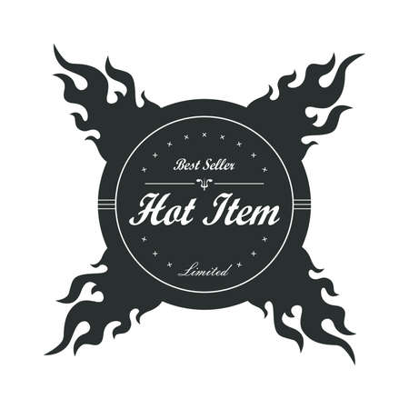 hot itemのイラスト素材