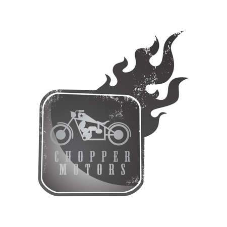 black fire chopperのイラスト素材