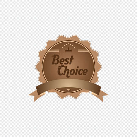 best choice labelのイラスト素材