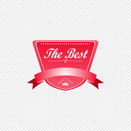 pink labelのイラスト素材