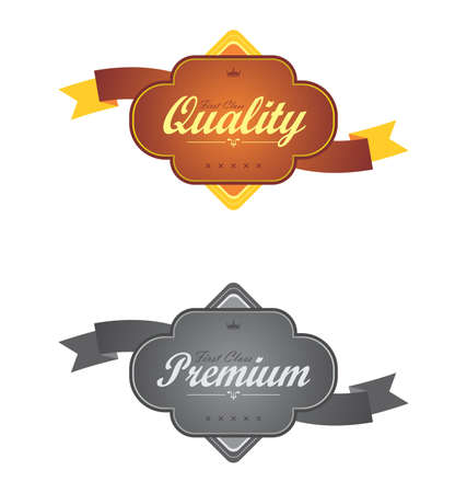 quality art badgeのイラスト素材