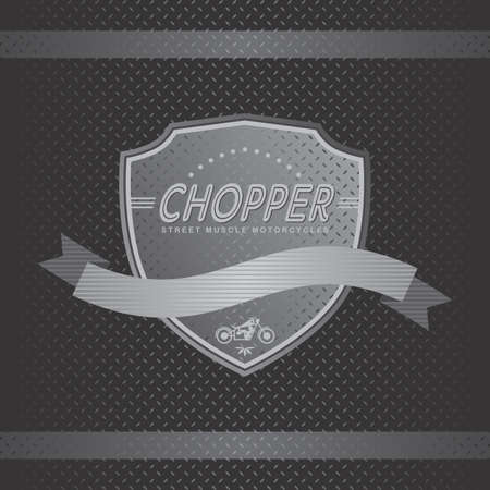 chopper metal steelのイラスト素材