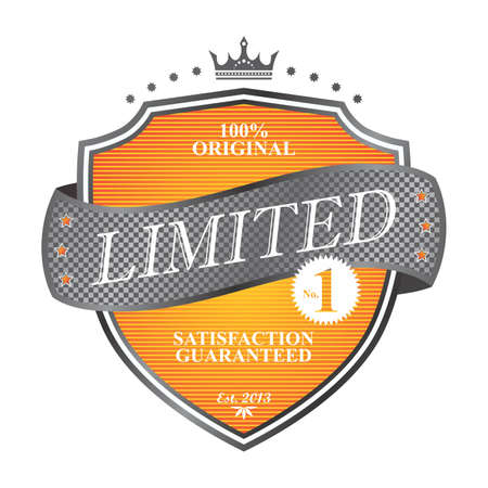 limited labelのイラスト素材