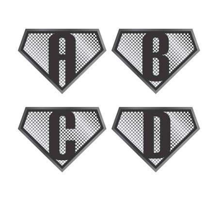 alphabet setのイラスト素材