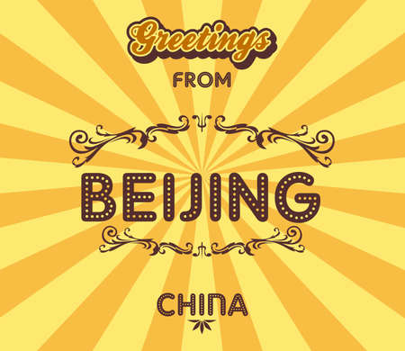 greetings sign travel artのイラスト素材