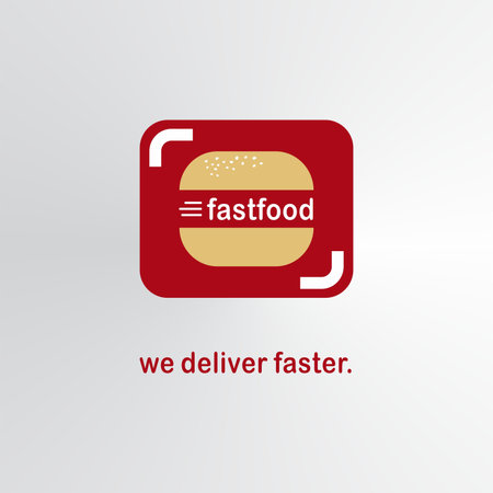 fastfood template sign