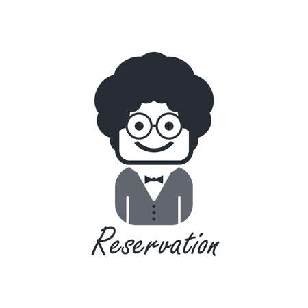 reservation momのイラスト素材