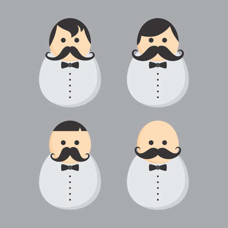 man profession avatar portrait pictureのイラスト素材