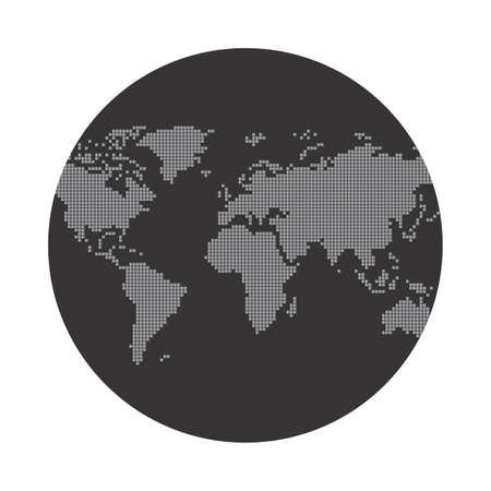 earth mapのイラスト素材