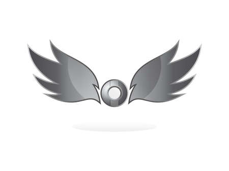 silver wing artのイラスト素材