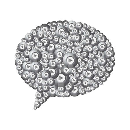 chat bubbleのイラスト素材