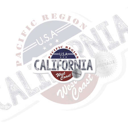 america state emblem artのイラスト素材