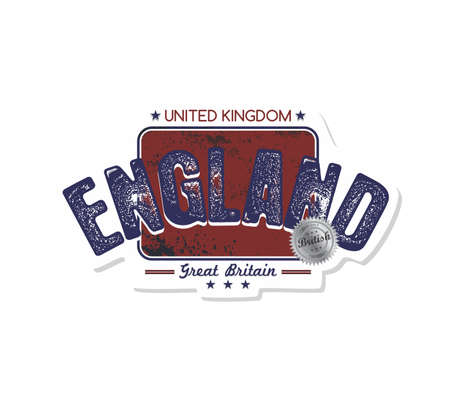 england label emblemのイラスト素材