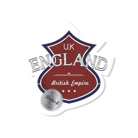 england label emblemのイラスト素材