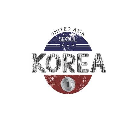 national emblem grunge themeのイラスト素材