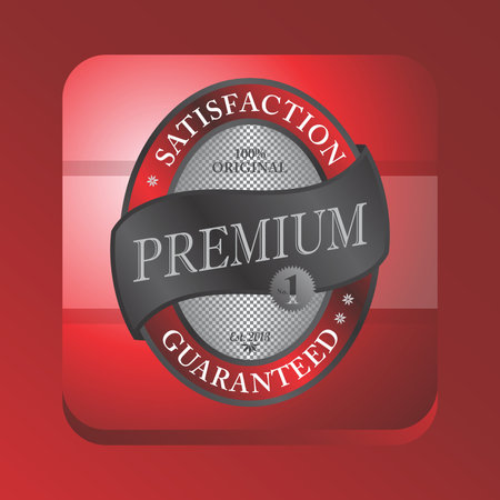 product label qualityのイラスト素材