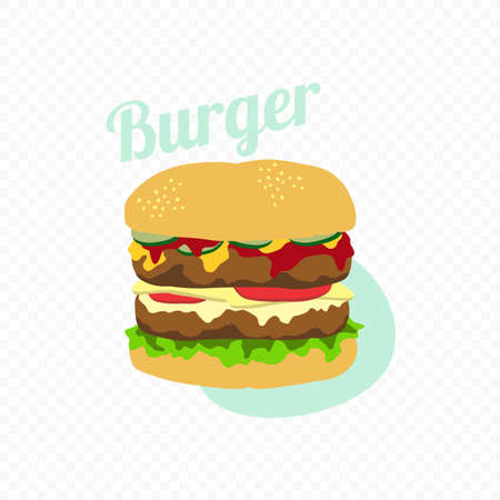 food and drink theme cartoon illustrationのイラスト素材