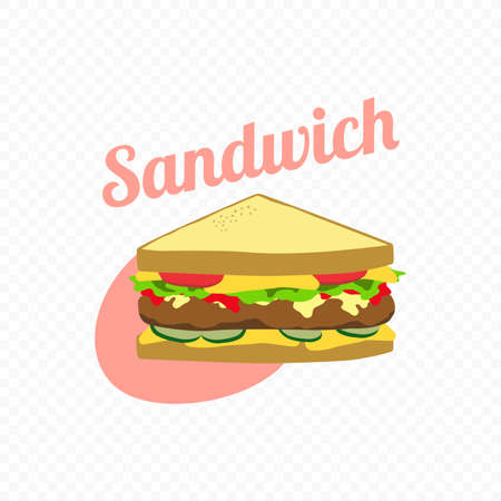 food and drink theme cartoon illustrationのイラスト素材