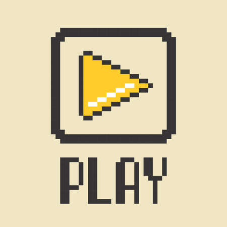 pixel art iconのイラスト素材