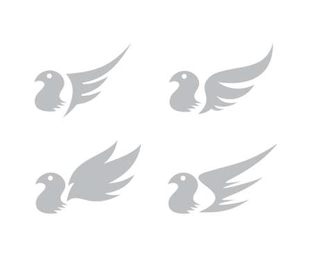 wing bird artのイラスト素材