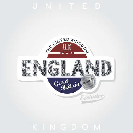 england label emblemのイラスト素材