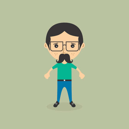 cartoon guyのイラスト素材