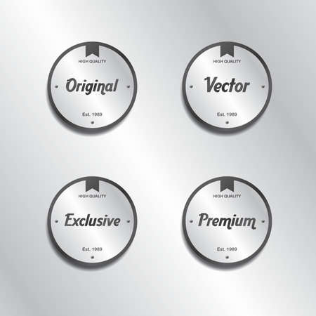 sticker labelのイラスト素材