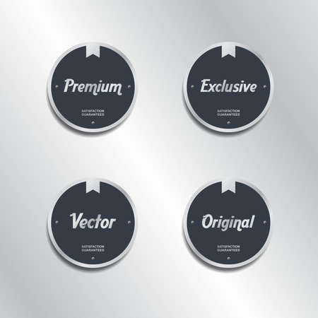 sticker labelのイラスト素材