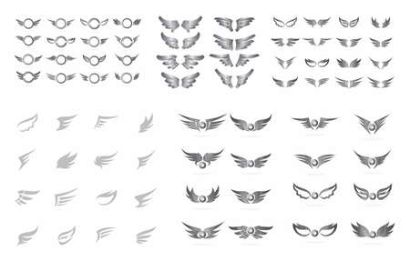 wing bird artのイラスト素材