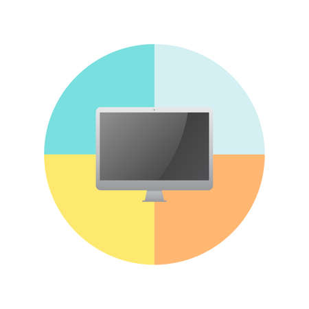 mobile computer device vector graphic art illustrationのイラスト素材