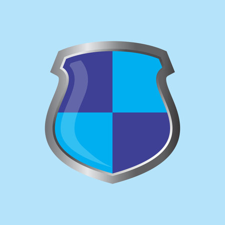 insignia shield theme vector art graphic illustrationのイラスト素材