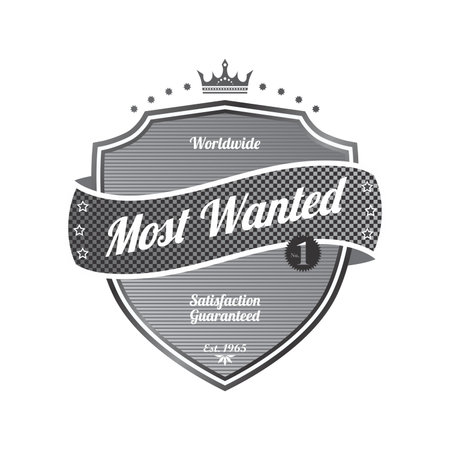 retro label sticker theme vector graphic art illustrationのイラスト素材