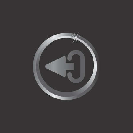 icon and button theme vector graphic art illustrationのイラスト素材