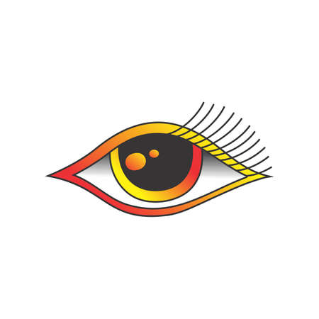one eye of god graphic art vector illustrationのイラスト素材