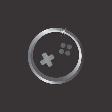 icon and buttonのイラスト素材