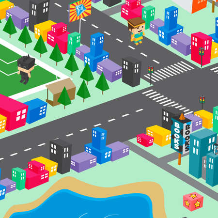 hero game characterのイラスト素材