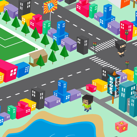 hero game characterのイラスト素材