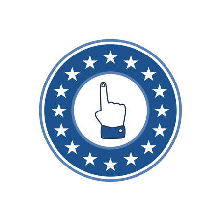hand gesture iconのイラスト素材