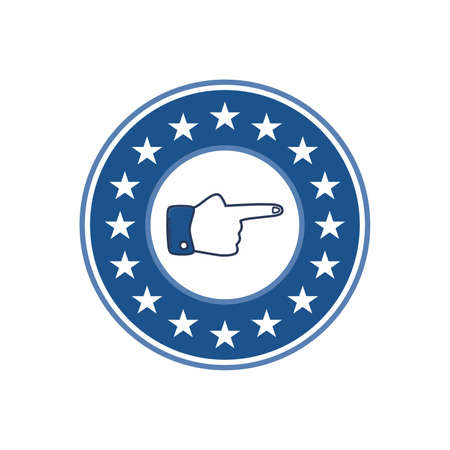 hand gesture iconのイラスト素材