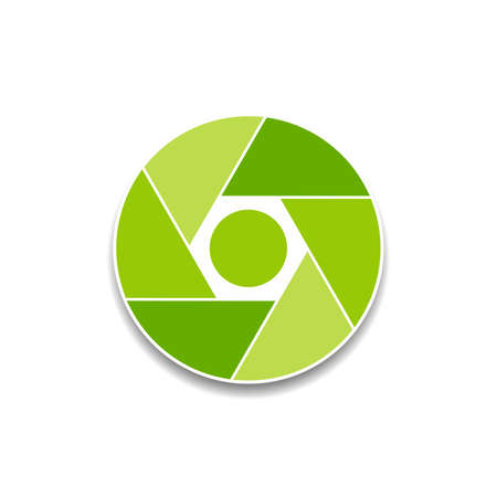 camera photo and video interface vector graphic art illustrationのイラスト素材