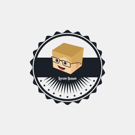 boy isometric cartoon character theme vector graphic illustrationのイラスト素材