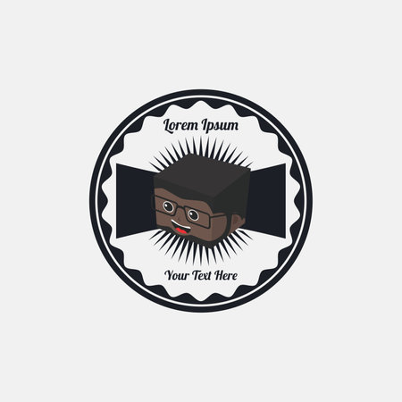 boy isometric cartoon character theme vector graphic illustrationのイラスト素材