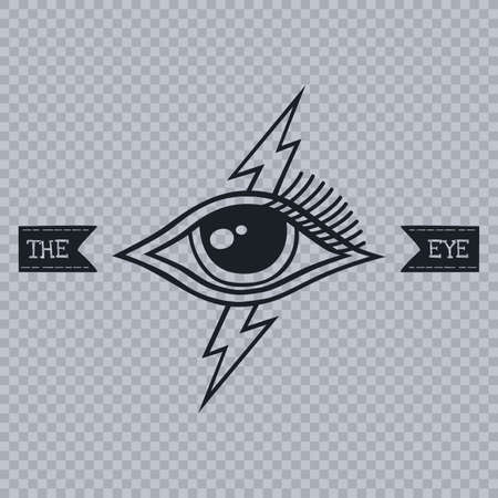 all seeing eye of horusのイラスト素材